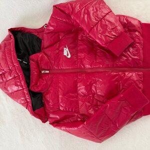 Nike Red Puffer Jacket, little girls size 4t